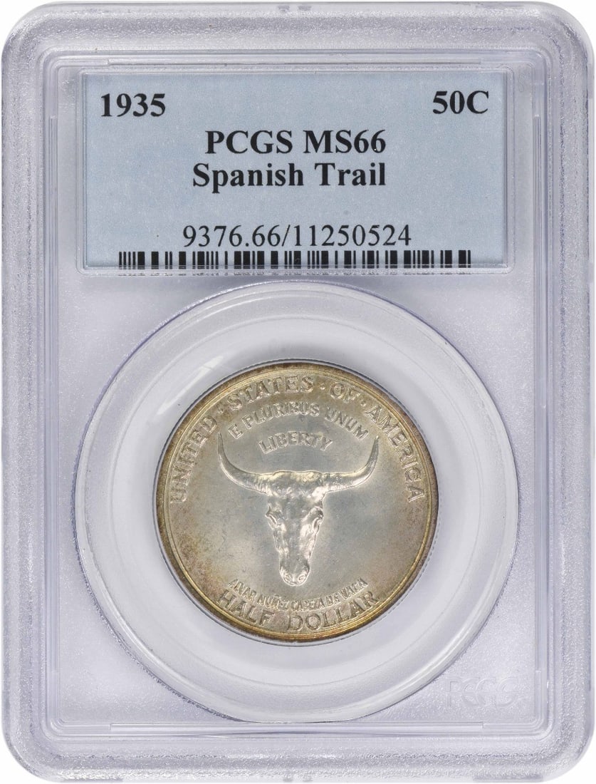 1935 Spanish Trail Half Dollar MS66 Commemorative Silver Coin PCGS (1 of 4)