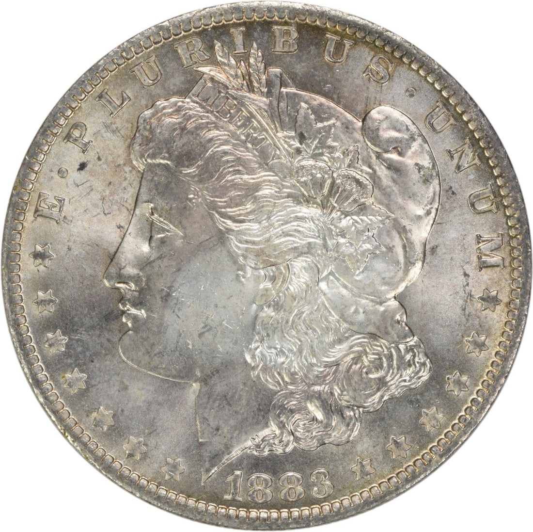Choice BU 1883-O Silver Dollar Morgan Uncirculated US Coin: Choice BU 1883-O Silver Dollar Morgan Uncirculated US Coin This 1883-O Morgan Silver Dollar is an uncirculated coin with a Choice Brilliant Uncirculated (BU) grade. Composed of silver, it was minted i