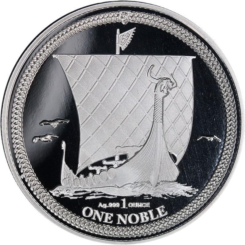 2025 Isle of Man 1 Ounce Silver Noble Proof Coin OGP COA (1 of 3)