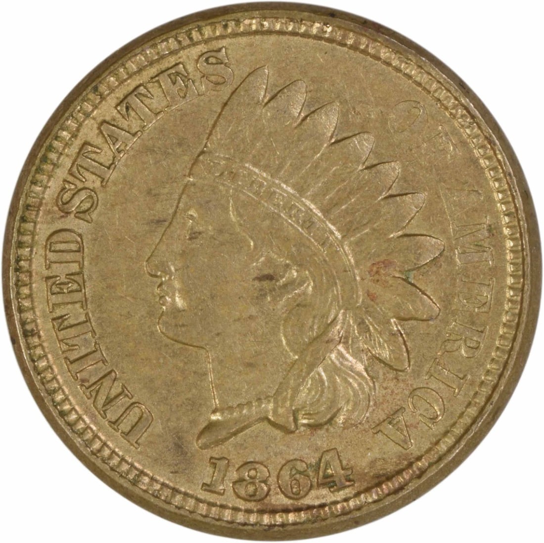 1864 Indian Head Small Cent Uncirculated Copper Uncertified MS63: 1864 Indian Head Small Cent Uncirculated Copper Uncertified MS63 1864 Indian Head small cent in uncirculated, pre-owned condition. This uncertified coin is listed as Choice BU with an MS63 grade desig