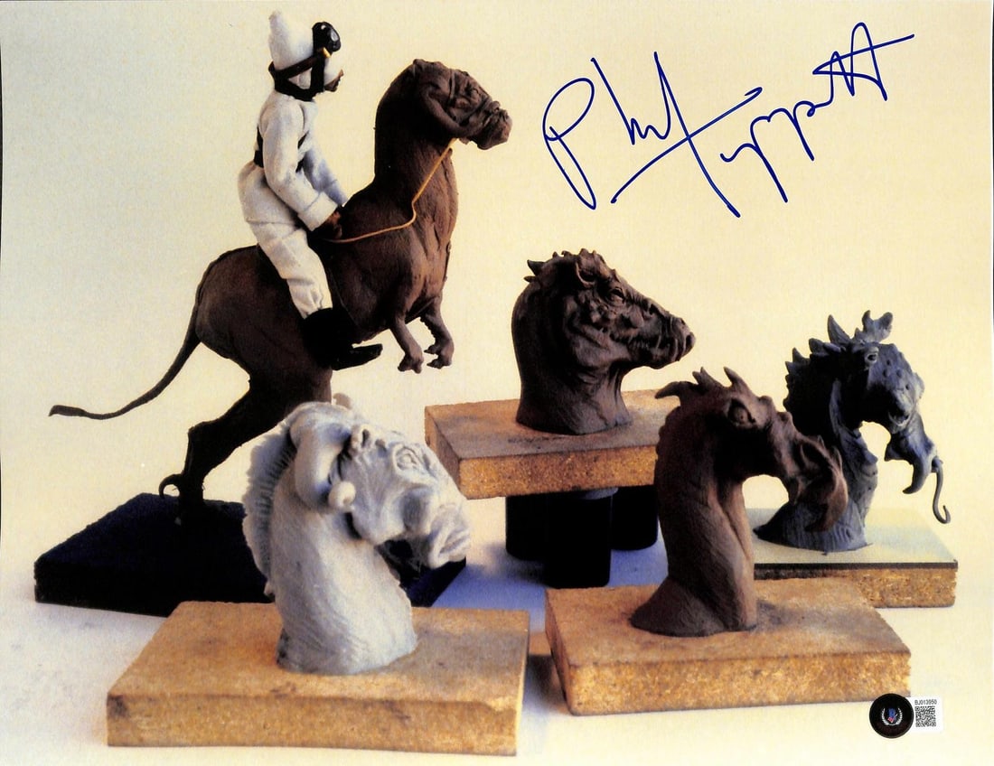Beckett Authenticated Phil Tippett signed Star Wars Tauntaun 11x14 photo (1 of 1)