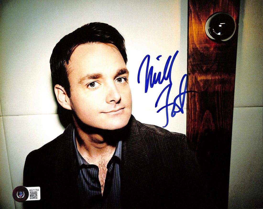 Will Forte Signed 8x10 Photo SNL Beckett Certified: Will Forte Signed 8x10 Photo SNL Beckett Certified This original 8x10 color photograph features actor Will Forte, prominently signed in blue permanent marker during his first season on Saturday Night 