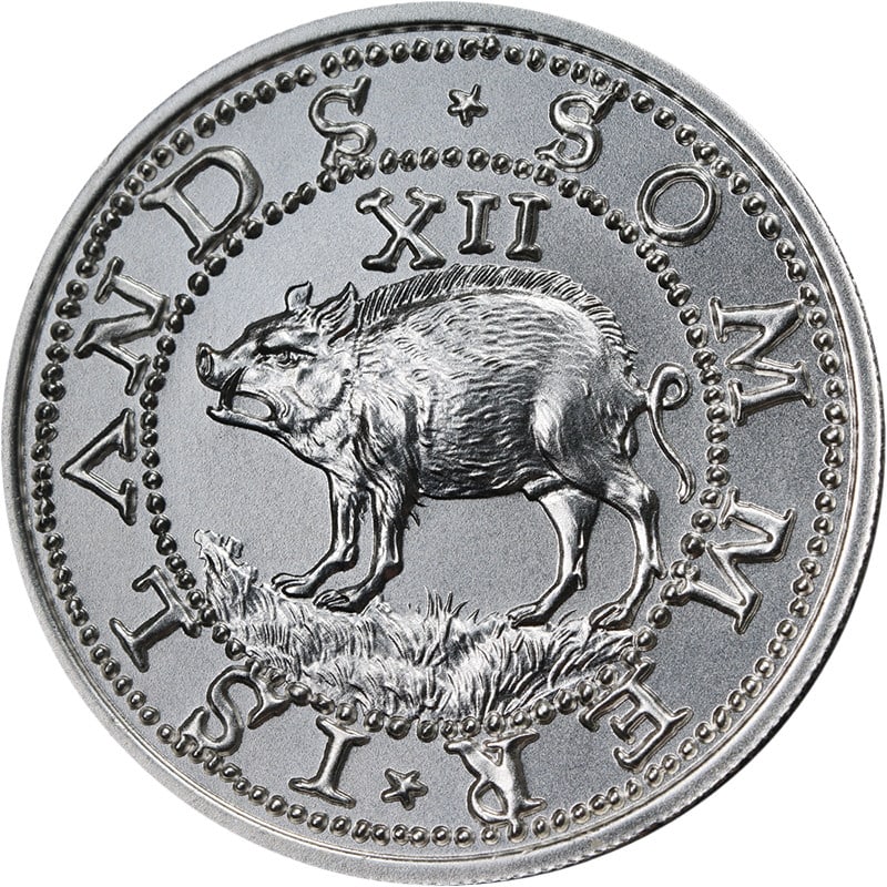 Sommer Islands Hoggie Money 2 Ounce High Relief Silver Round (1 of 2)