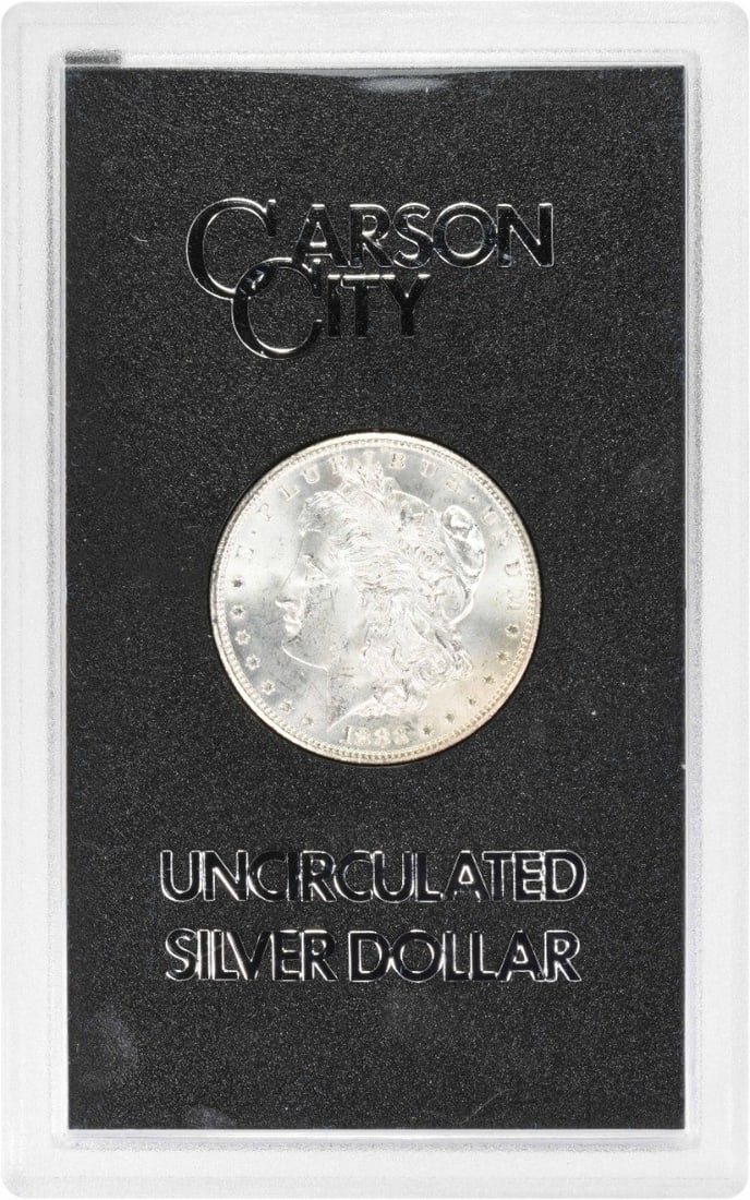 Uncirculated 1883 Carson City Morgan Dollar in GSA Hard Case (1 of 2)