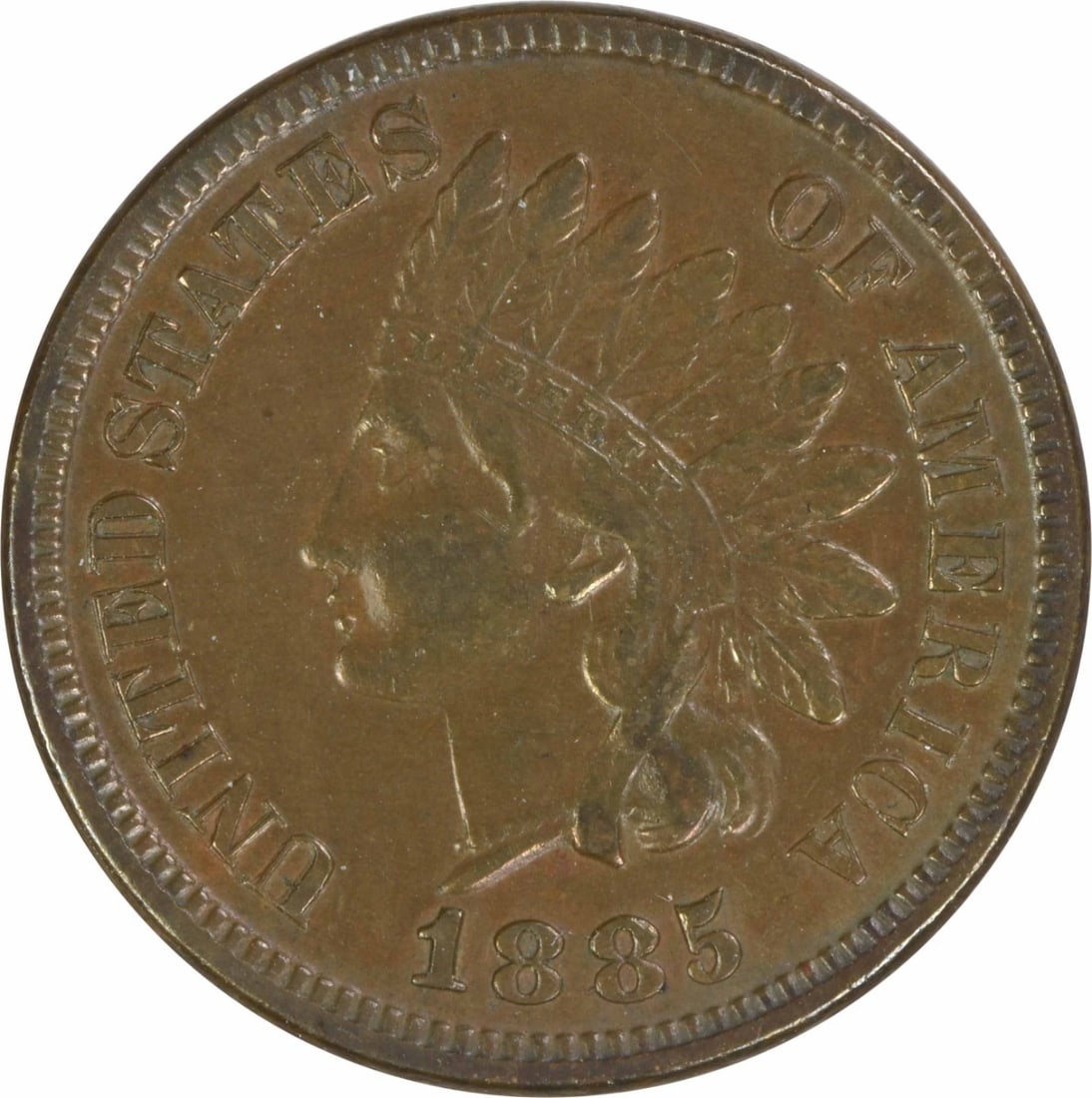 1885 Indian Head Small Cent EF Copper Uncertified (1 of 2)
