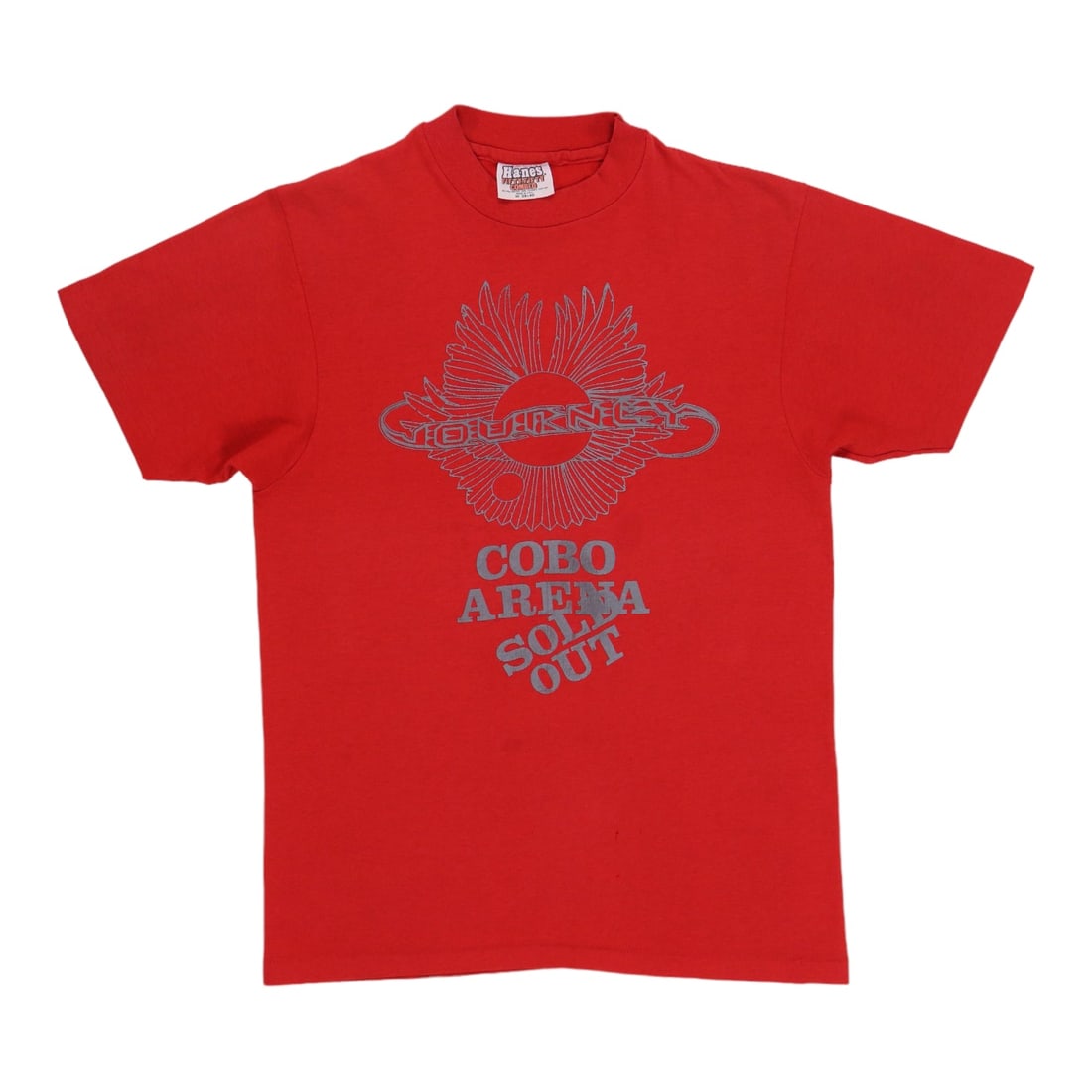 Vintage 1979 Journey Band Tee Cobo Arena Concert Original Red Shirt: Vintage 1979 Journey Band Tee Cobo Arena Concert Original Red Shirt This is an original vintage 1979 Journey concert shirt from the Cobo Arena. The shirt is not a modern reproduction and features no b
