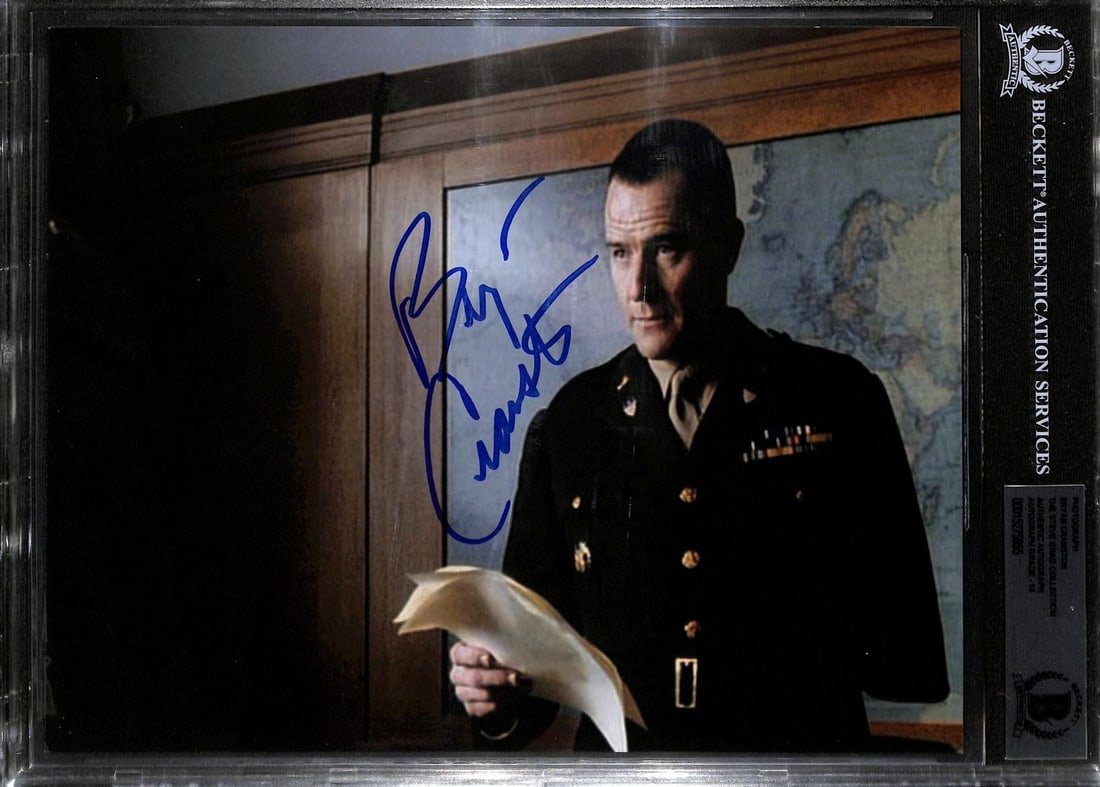 Beckett Slabbed Bryan Cranston Autographed 8x10 Saving Private Ryan Photo (1 of 1)