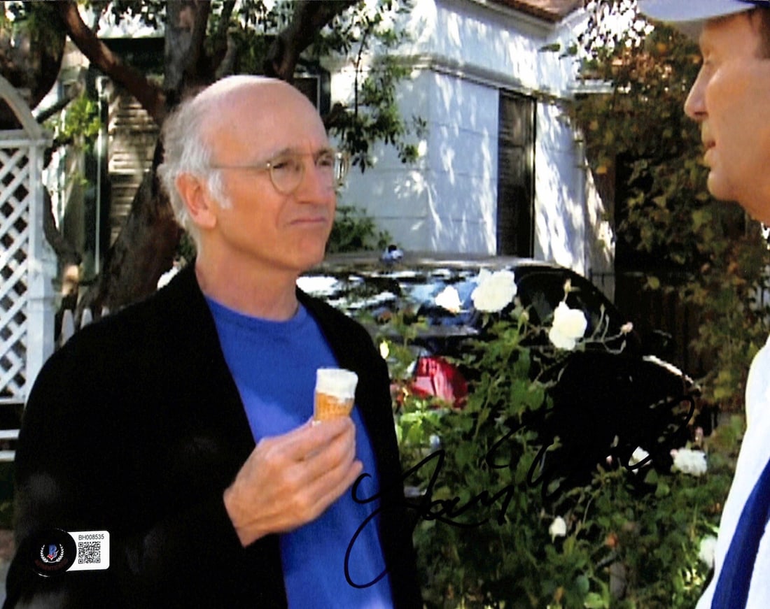 Larry David Autographed 8x10 Photo Beckett Certified From Curb Your Enthusiasm (1 of 1)