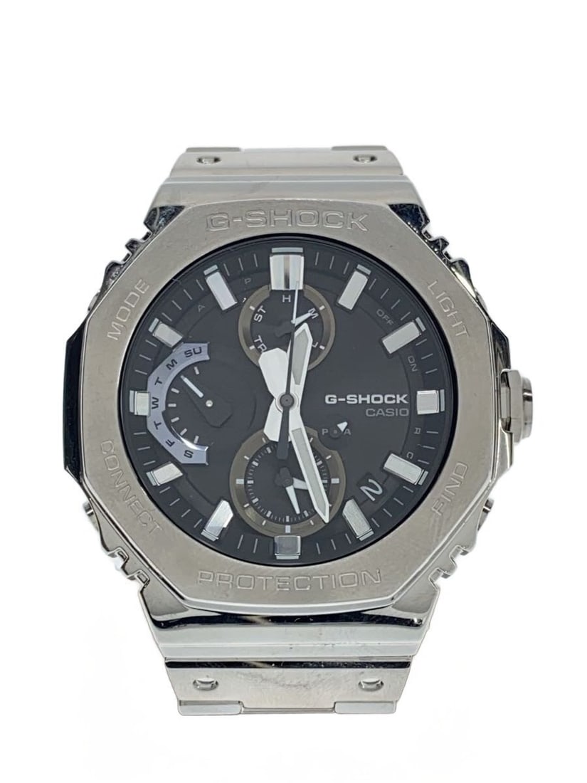 CASIO G-SHOCK GMC-B2100D-1AJF Silver Men's Wristwatch: CASIO G-SHOCK GMC-B2100D-1AJF Silver Men's Wristwatch This is a CASIO G-SHOCK GMC-B2100D-1AJF men's wristwatch in silver, featuring a robust design and durable construction. The watch is pre-owned and