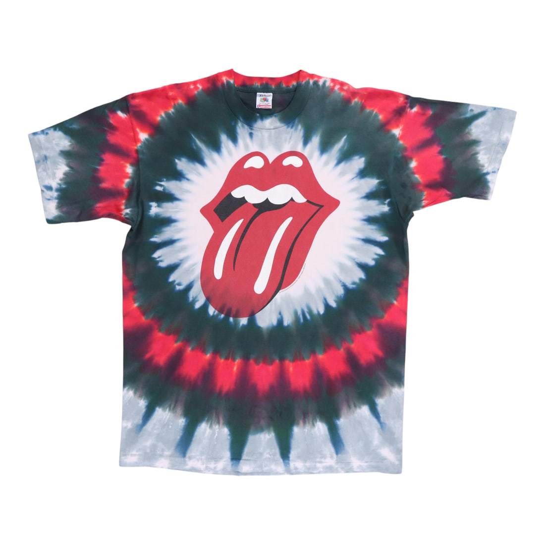 Vintage 1994 Rolling Stones Tie Dye Graphic Cotton T Shirt XL: Vintage 1994 Rolling Stones Tie Dye Graphic Cotton T Shirt XL This is an original vintage 1994 Rolling Stones tie-dye shirt featuring front and back graphics. Made from 100% cotton, this true vintage 