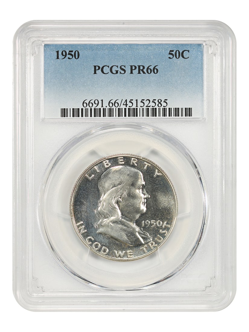 1950 Franklin Half Dollar 50C PCGS PR66 Philadelphia Proof (1 of 6)