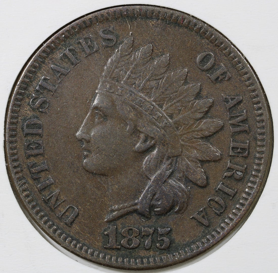 1875 United States Indian Head Small Cent 1C BN (1 of 2)