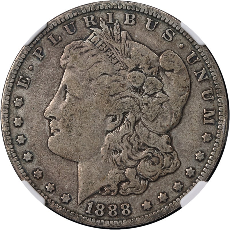 NGC F12 1888 O Morgan Silver Dollar VAM 4 Hot Lips DDO: NGC F12 1888 O Morgan Silver Dollar VAM 4 Hot Lips DDO Original 1888-O Morgan Silver Dollar VAM 4 DDO "Hot Lips" with NGC F12 grade. This circulated silver coin is described as having nice eye appeal,