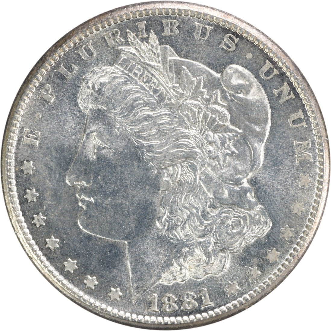 Choice BU 1881 San Francisco Morgan Silver Dollar Uncertified Uncirculated: Choice BU 1881 San Francisco Morgan Silver Dollar Uncertified Uncirculated This is an 1881-S Morgan Silver Dollar from the United States, featuring a Choice Brilliant Uncirculated (BU) grade. The coin