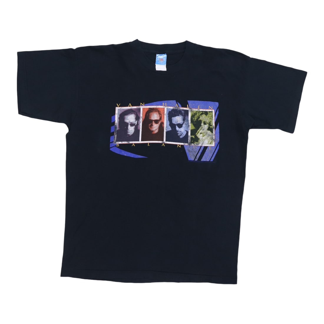 Vintage 1995 Van Halen Balance Tour Black Cotton Concert Tee Extra Large: Vintage 1995 Van Halen Balance Tour Black Cotton Concert Tee Extra Large This is an original vintage 1995 Van Halen Balance Tour shirt, featuring graphics on both the front and back. Made from 100% co