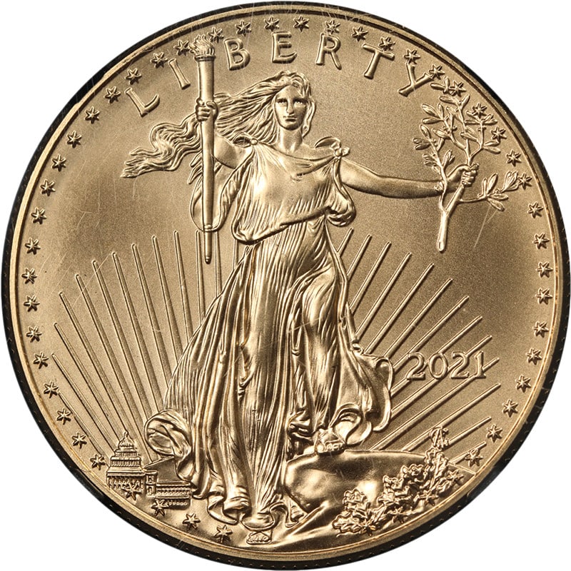 NGC MS70 2021 $50 Gold American Eagle Type 1 First Day Issue Cabral: NGC MS70 2021 $50 Gold American Eagle Type 1 First Day Issue Cabral 2021 Gold American Eagle $50 Type 1 graded NGC MS70 First Day Issue with Cabral auto. This uncirculated gold coin has superb eye app