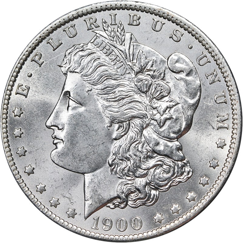 1900 O CC Morgan Silver Dollar Choice BU+ Blast White: 1900 O CC Morgan Silver Dollar Choice BU+ Blast White This is an original 1900-O/CC Morgan Silver Dollar featuring superb eye appeal, strong strike, and fantastic luster. The coin displays a brilliant