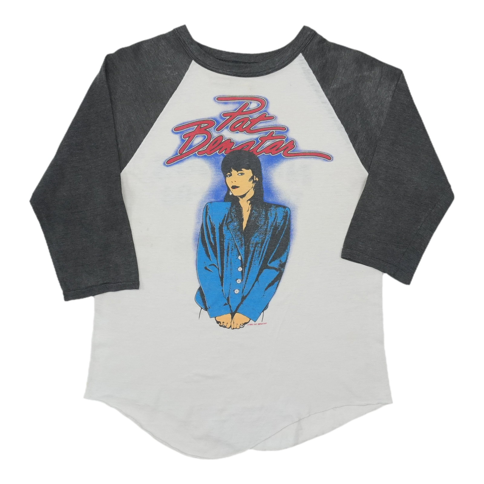 Vintage 1982 Pat Benatar Get Nervous raglan tour shirt: Vintage 1982 Pat Benatar Get Nervous raglan tour shirt Original vintage 1982 Pat Benatar Get Nervous Tour raglan shirt. This is a true vintage shirt, not a modern reproduction. It is in good condition