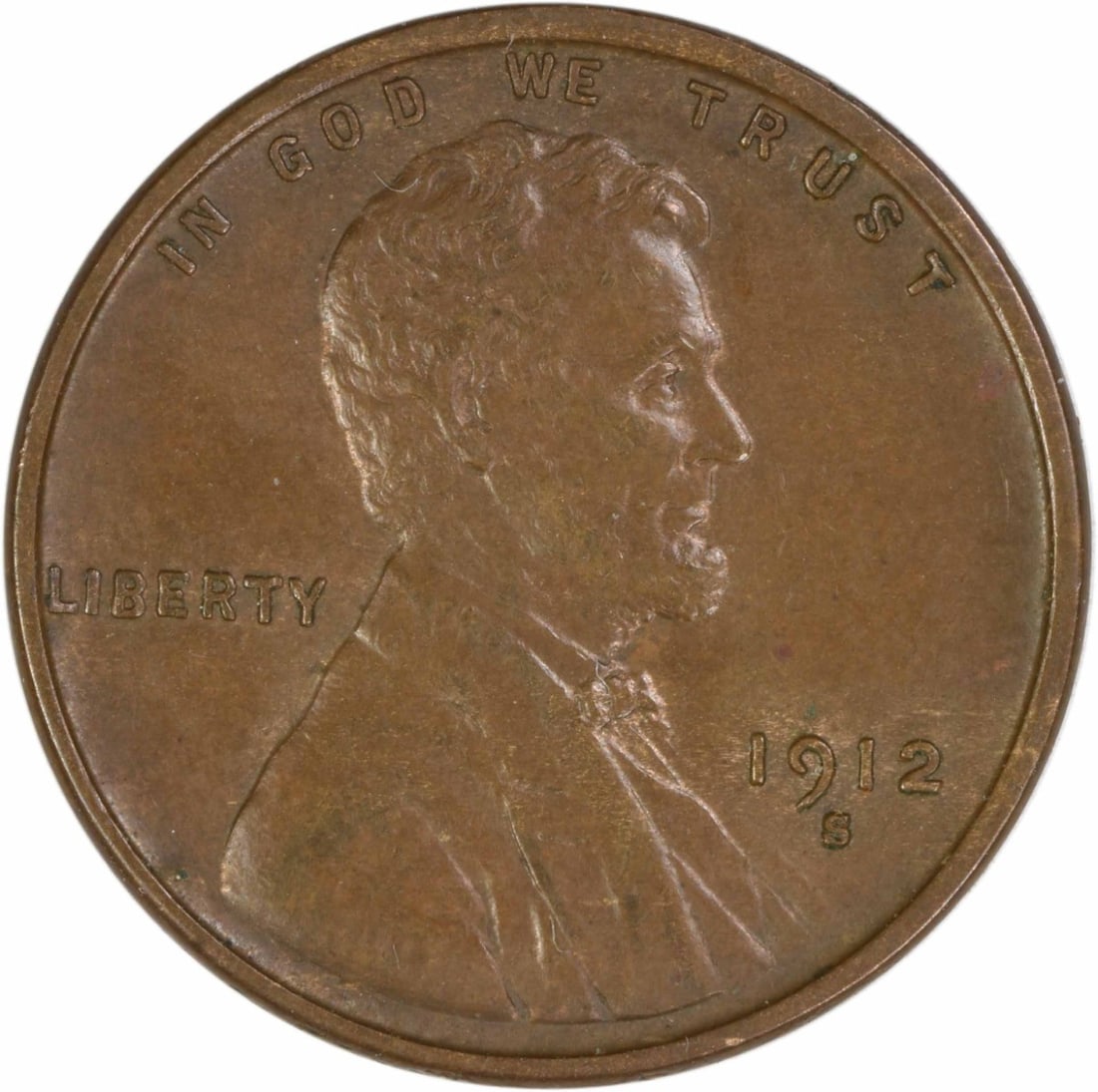1912 S Lincoln Wheat Small Cent AU Copper Uncertified: 1912 S Lincoln Wheat Small Cent AU Copper Uncertified 1912-S Lincoln Wheat small cent in About Uncirculated grade. This pre-owned United States coin is an uncertified, circulated example struck in cop