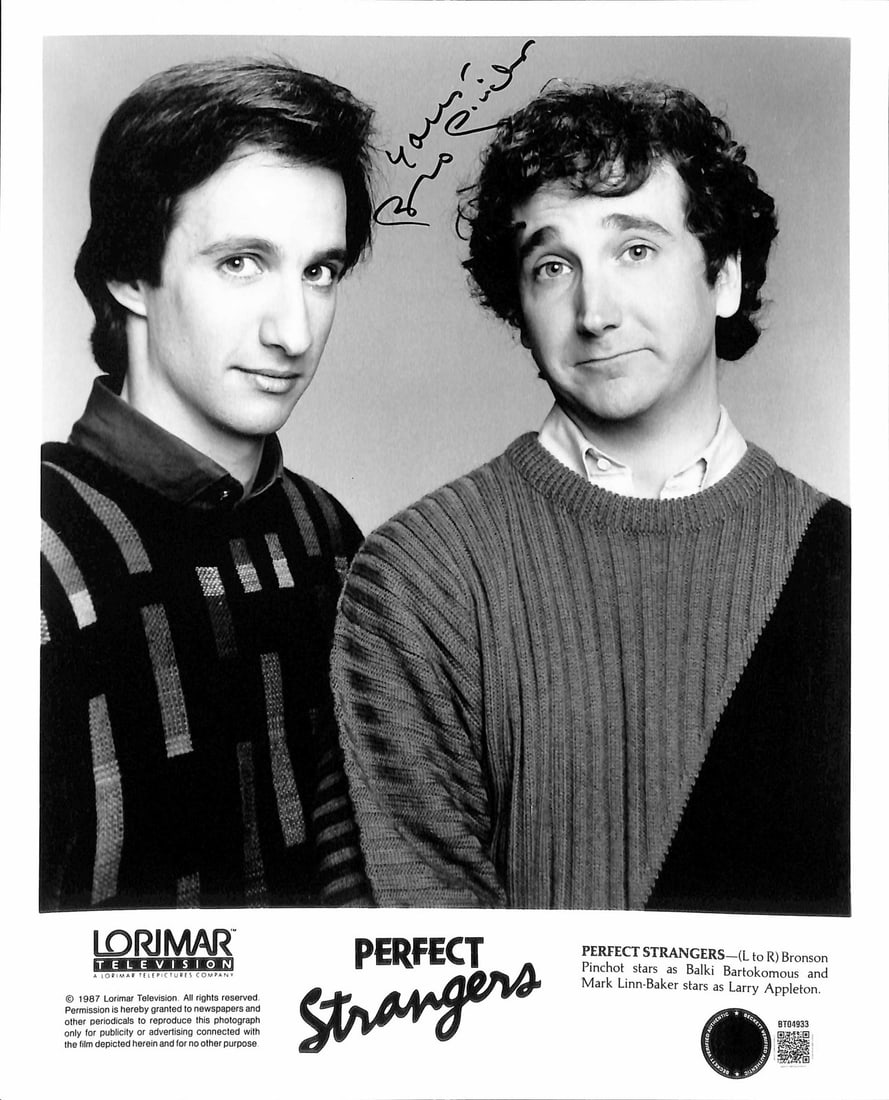 Bronson Pinchot Signed 8x10 Perfect Strangers Photo BECKETT Authenticated (1 of 1)