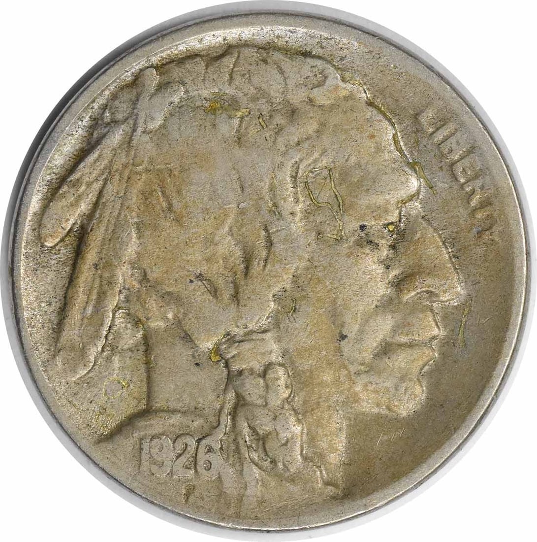 1926 S Buffalo 5C Nickel VF Uncertified (1 of 2)