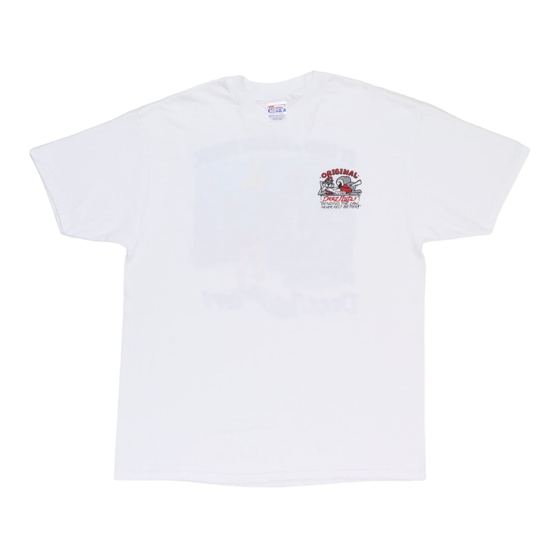 Vintage 1995 Deez Nuts Ride Of Your Life Graphic White Cotton T-Shirt XL (1 of 5)