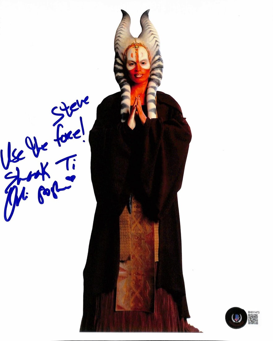 Orli Shoshan Autographed 8x10 Photo as Shaak Ti Star Wars Beckett Certified (1 of 1)