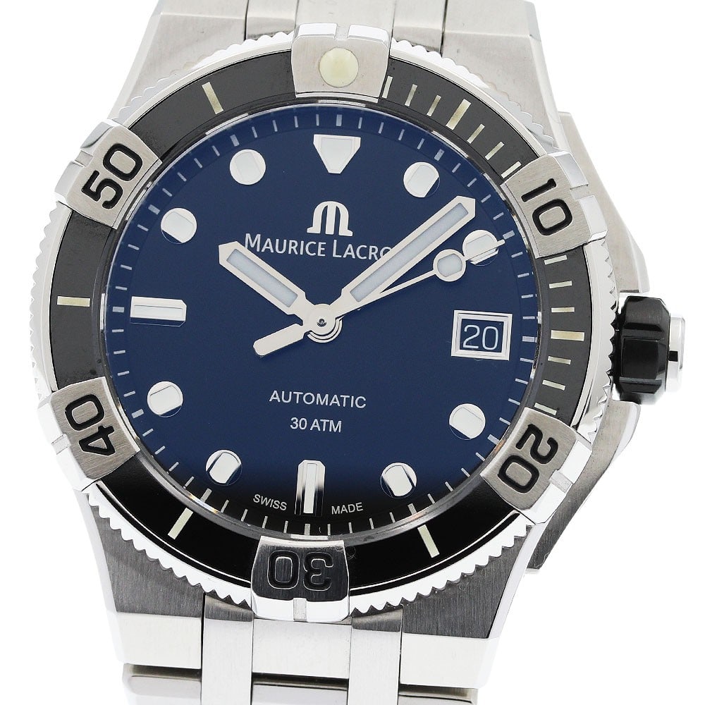 Maurice Lacroix Icon Date AI6007-SSL2F-330A Mens Automatic Watch: Maurice Lacroix Icon Date AI6007-SSL2F-330A Mens Automatic Watch Maurice Lacroix Icon men's wristwatch, model AI6007-SSL2F-330A, made in Switzerland. It features a stainless steel case and bracelet, a