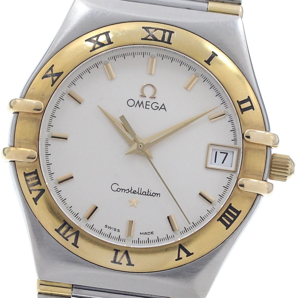 Omega Constellation 1312.30 mens quartz wristwatch with date (1 of 6)