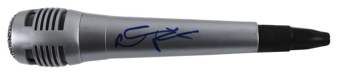 PSA DNA certified Adam Sandler signed Wedding Singer microphone (1 of 2)