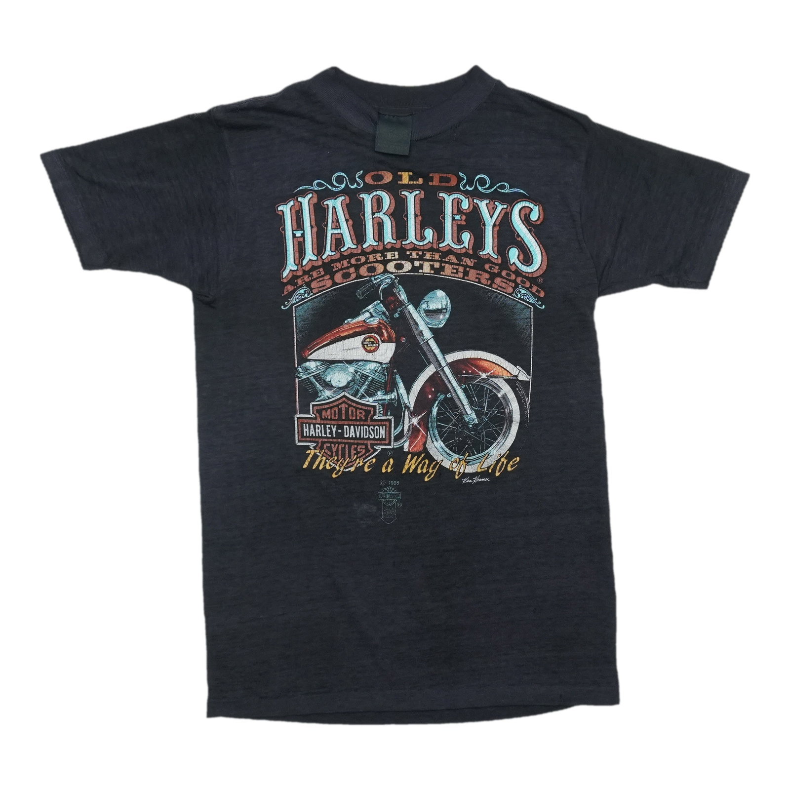 Vintage 1986 Sturgis Harley Davidson Black Cotton Shirt: Vintage 1986 Sturgis Harley Davidson Black Cotton Shirt This is an original vintage 1986 Sturgis Harley Davidson shirt, not a modern reproduction. The shirt is made from 100% cotton and comes in black