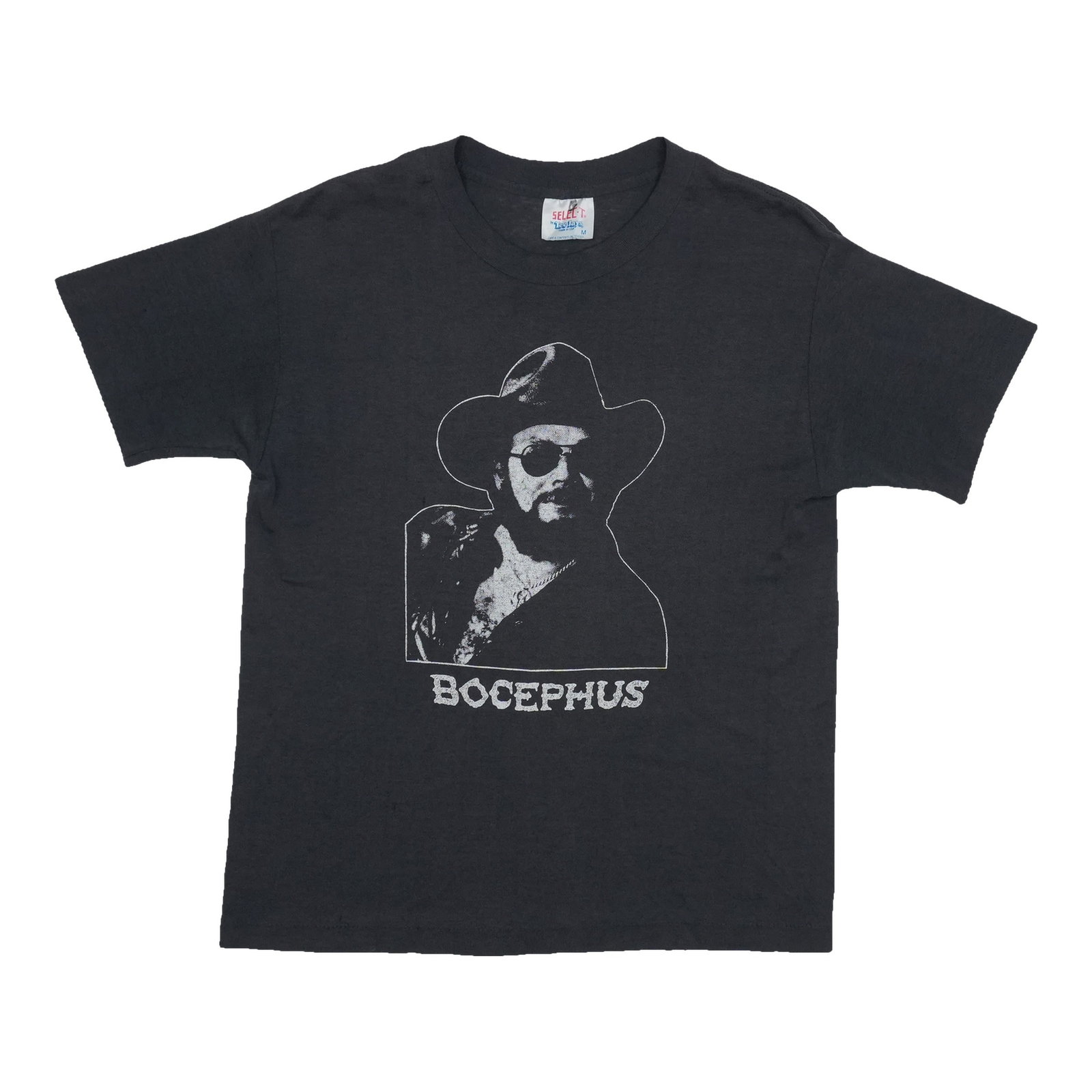 Vintage 1990s Hank Williams Jr Bocephus Black Cotton T Shirt (1 of 8)