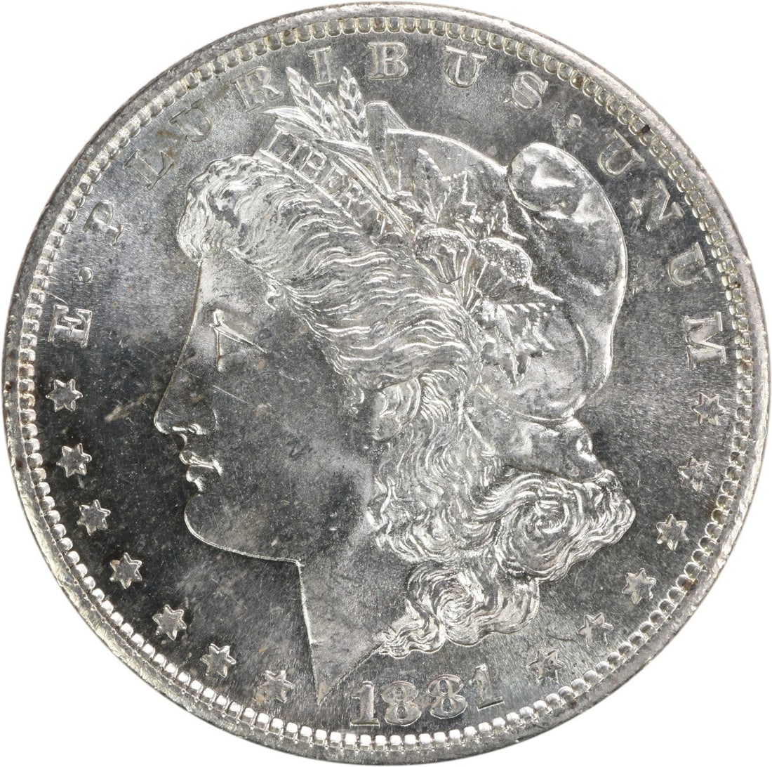 Uncirculated 1881 S Morgan Dollar Choice BU Silver Uncertified: Uncirculated 1881 S Morgan Dollar Choice BU Silver Uncertified This is an 1881-S Morgan Silver Dollar from the United States. The coin is uncirculated and graded as Choice BU. It is composed of silver