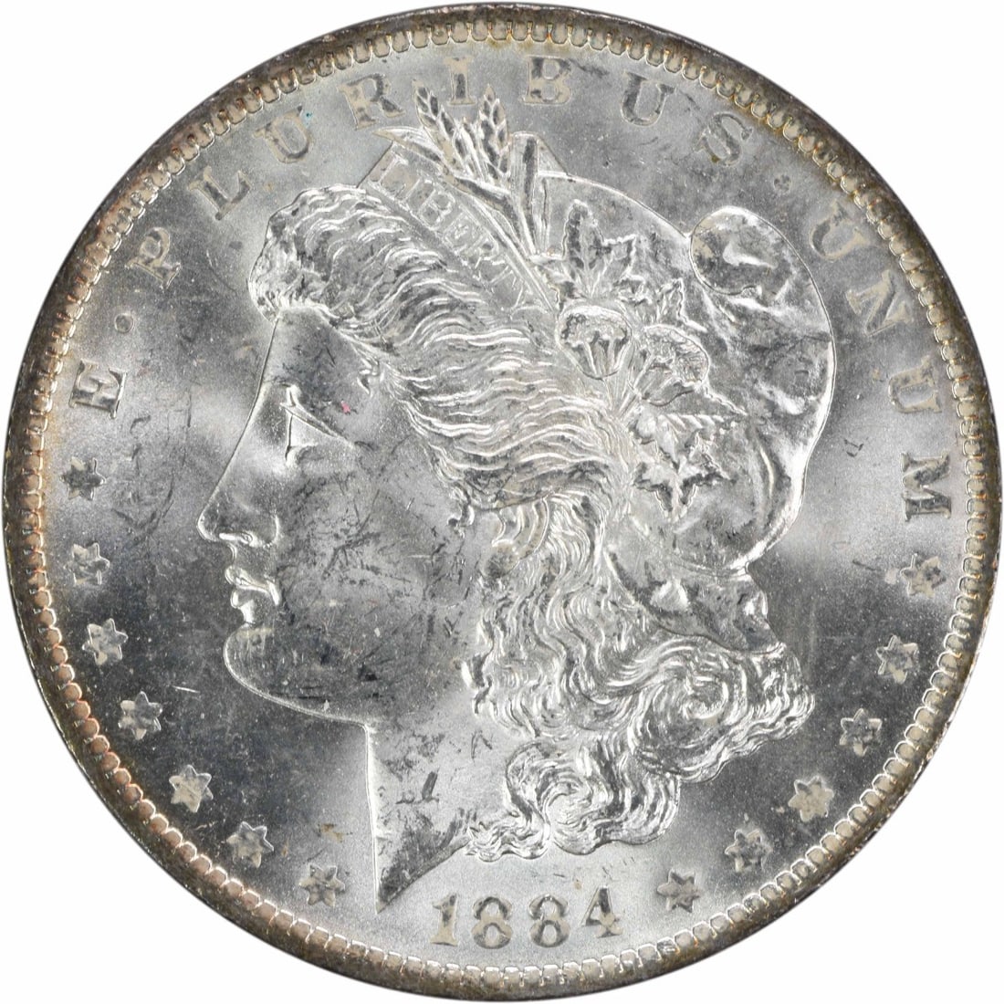 Choice BU 1884-O Silver Morgan Dollar Uncirculated Uncertified US Coin: Choice BU 1884-O Silver Morgan Dollar Uncirculated Uncertified US Coin This is a pre-owned 1884-O Morgan Silver Dollar in Choice Brilliant Uncirculated (BU) condition. The coin is uncertified and was 