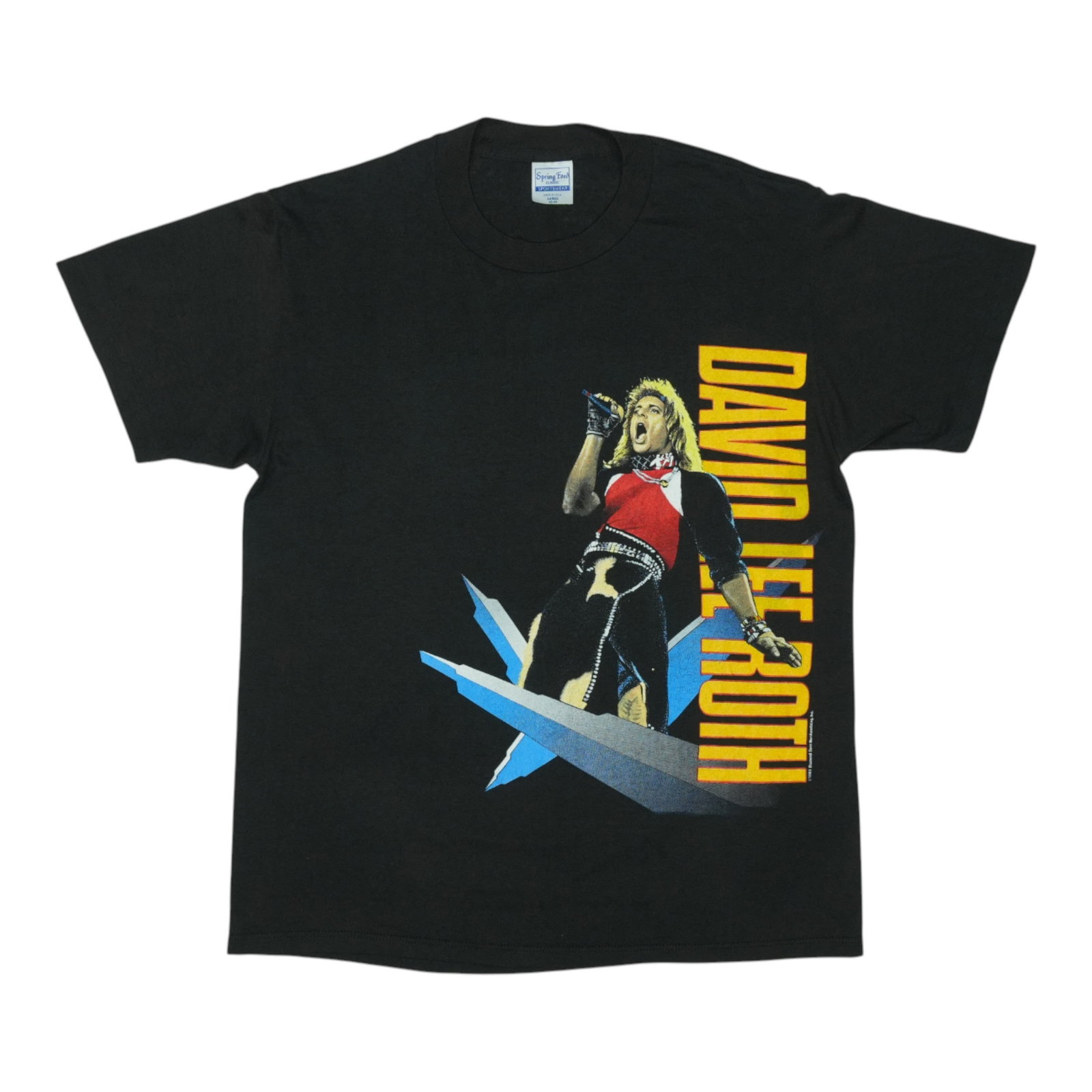 Vintage 1988 Skyscraper Tour T Shirt Black 50 50 Poly Cotton Large (1 of 6)
