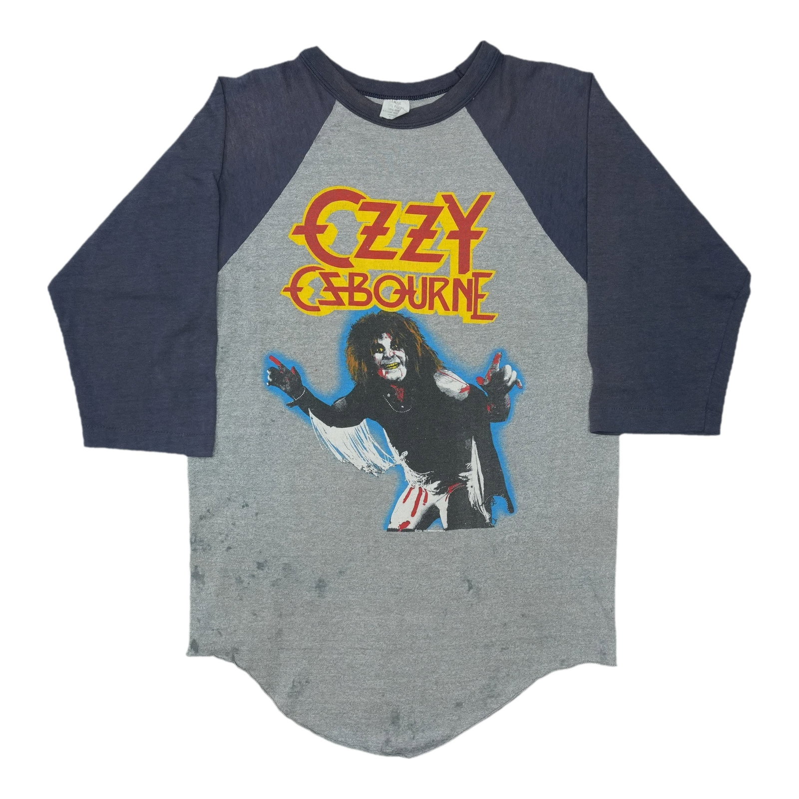 Vintage 1981 Ozzy Osbourne Diary of a Madman Raglan Tee: Vintage 1981 Ozzy Osbourne Diary of a Madman Raglan Tee Original vintage 1981 Ozzy Osbourne Diary Of A Madman raglan shirt. This true vintage shirt is not a modern reproduction and is in good conditio