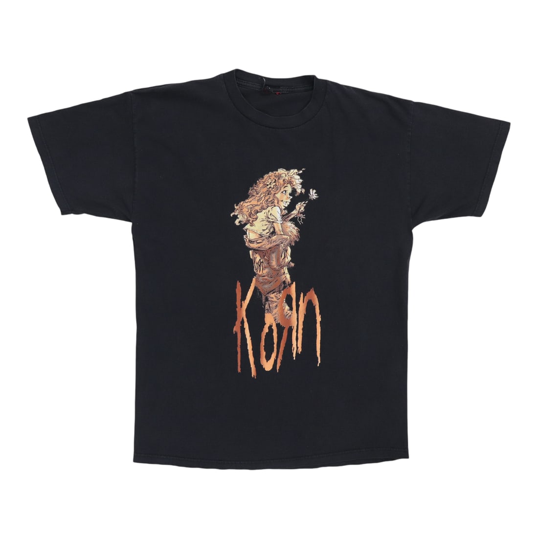 Vintage 1998 Korn Follow The Leader Black Cotton Band T Shirt (1 of 3)