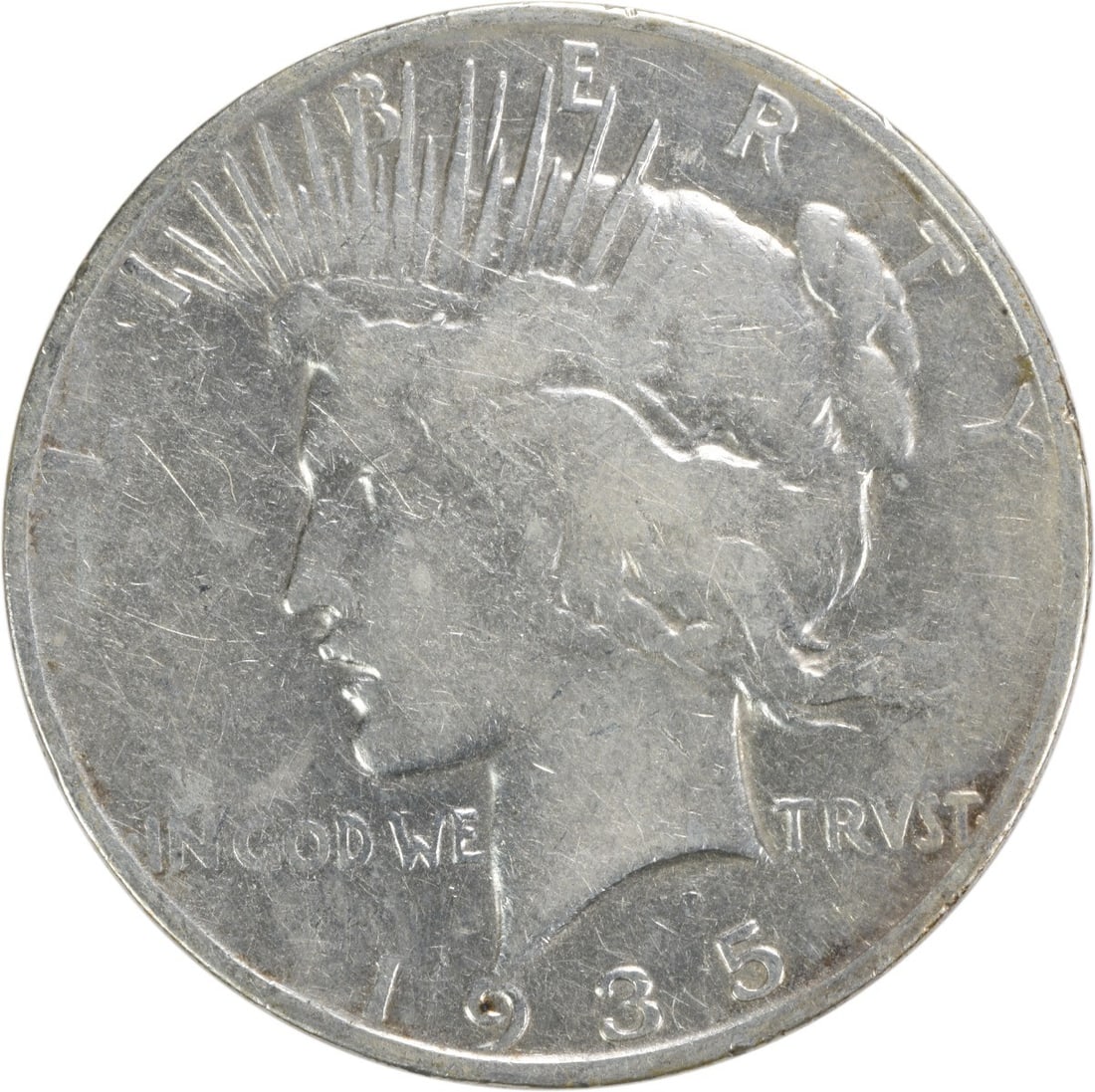 United States 1935 S Peace Dollar Silver $1 VF (1 of 2)