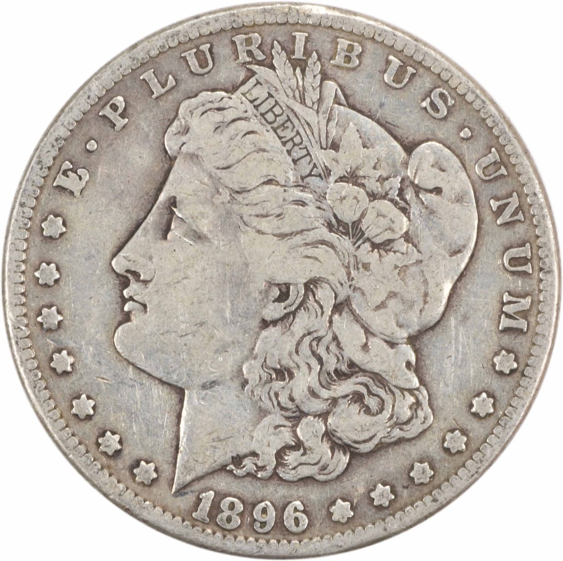 1896-S Morgan Silver Dollar VF Uncertified 90% Silver San Francisco: 1896-S Morgan Silver Dollar VF Uncertified 90% Silver San Francisco This 1896-S Morgan Silver Dollar is a remarkable piece of numismatic history. Featuring a grade of Very Fine (VF), this coin has bee