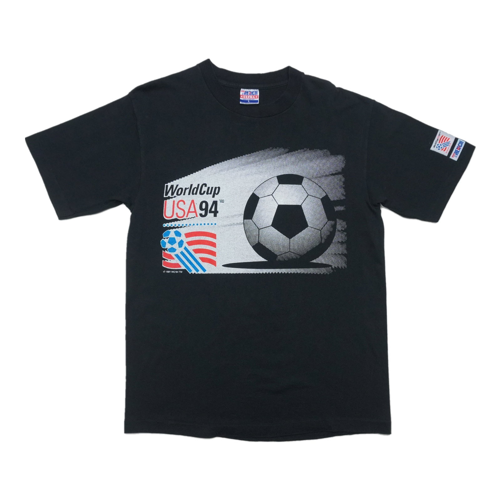 Vintage Black 1994 USA World Cup Cotton Shirt (1 of 4)