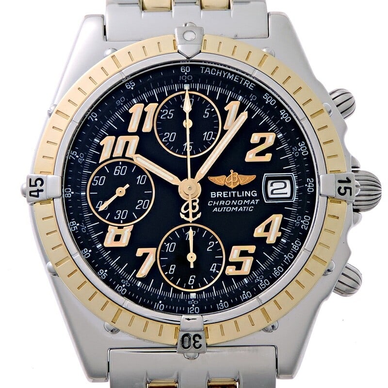 Breitling Chronomat D13050 B353 mens automatic chronograph watch (1 of 8)