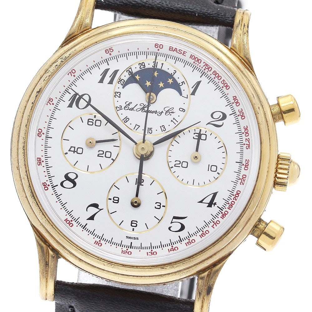 Heuer 188.205 1 Edouard Heuer 125th Anniversary Moon Phase Watch (1 of 6)