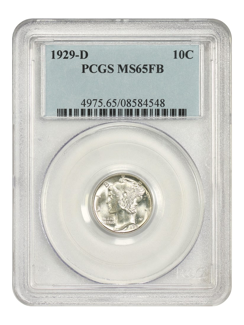 PCGS MS65FB 1929-D Mercury Dime 10C (1 of 4)