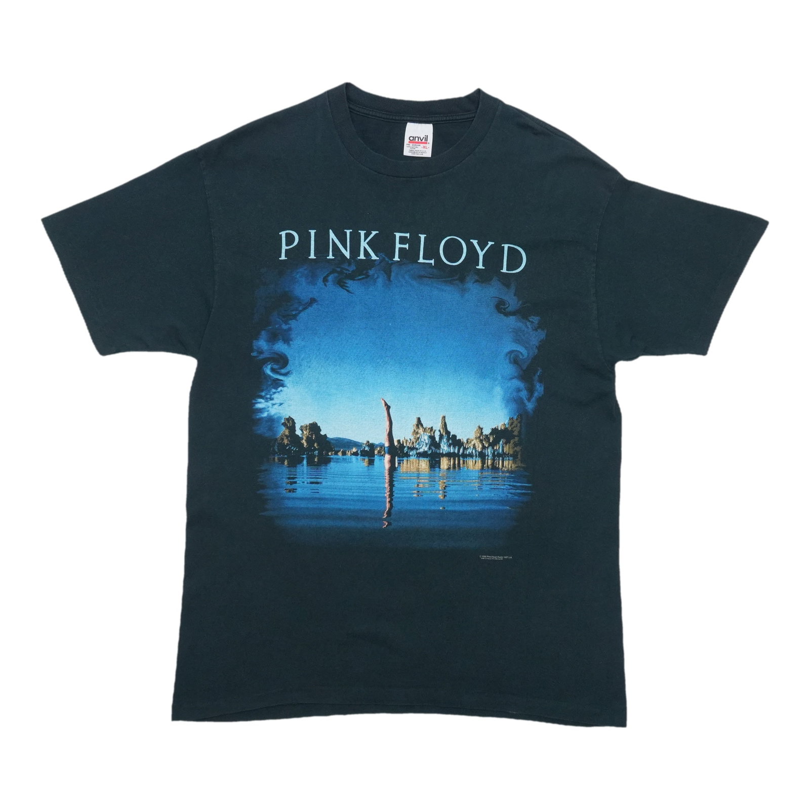 Vintage 1996 Pink Floyd Wish You Were Here Black Cotton Shirt (1 of 5)