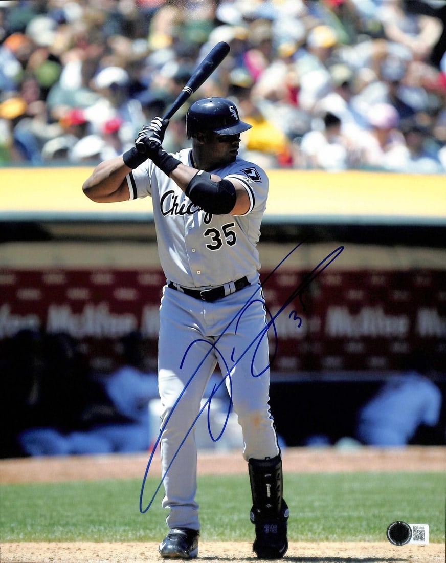 11x14 Beckett authenticated Frank Thomas Chicago White Sox signed photo (1 of 1)