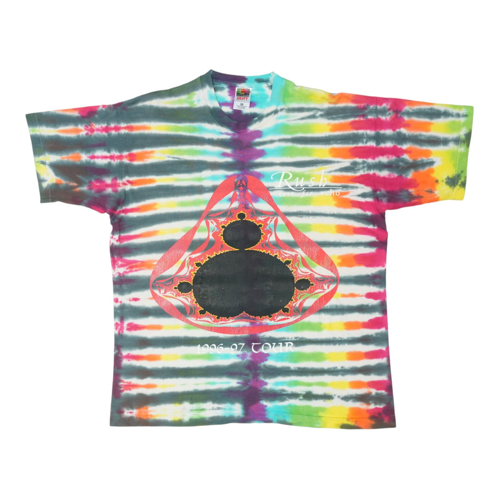 Vintage 1996 Rush Test For Echo Tie Dye Cotton XL Tour Shirt (1 of 5)