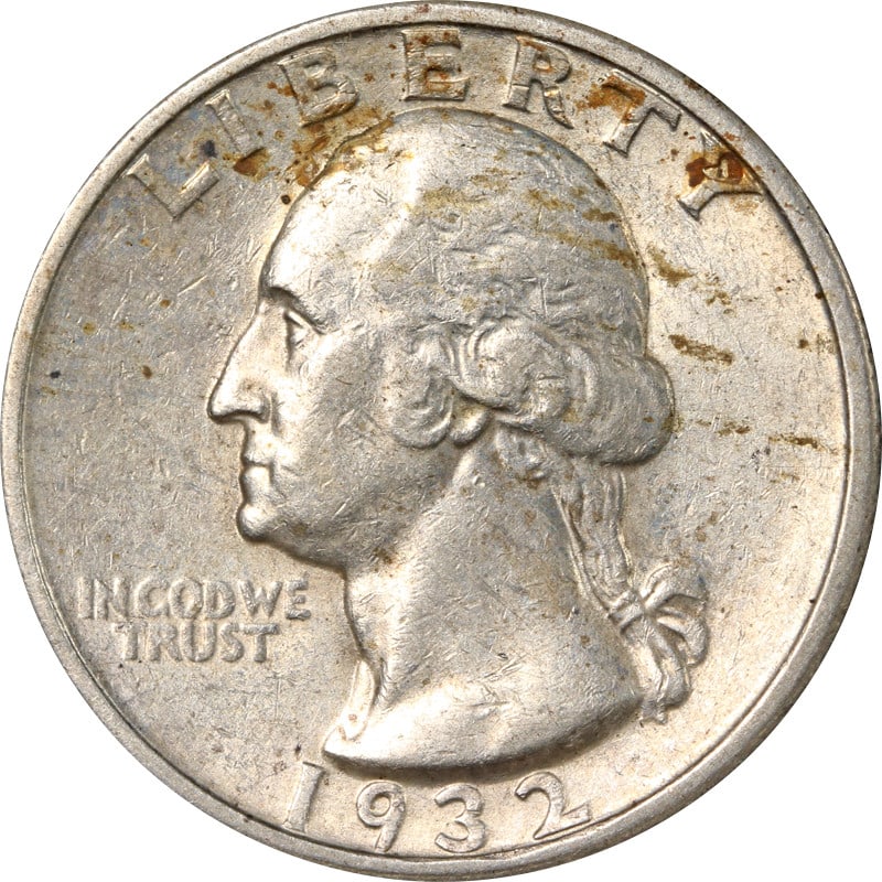 Silver Washington Quarter 1932 S United States Coin Key Date (1 of 2)