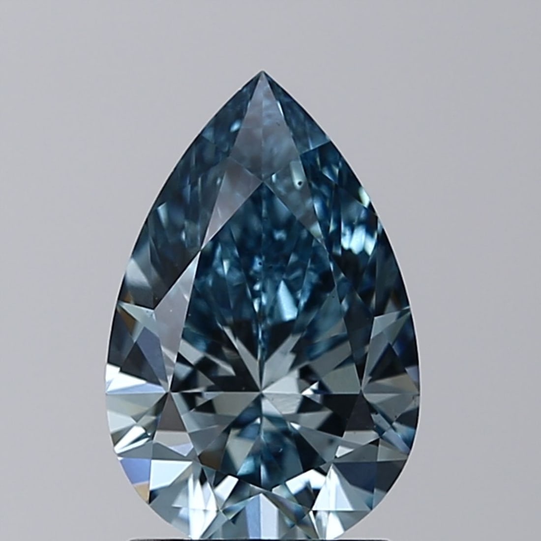 Loose Diamond - PEAR 1.5ct Fancy Intense Blue VS2: Loose Diamond - PEAR 1.5ct Fancy Intense Blue VS2 Source: This is a real non-mined Diamond that has been grown in a lab Shape: PEAR Carats: 1.5 Color: Fancy Intense Blue Certification: IGI Video: