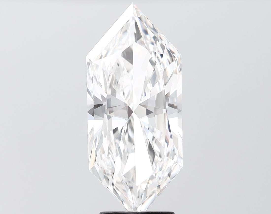 Loose Diamond - HEXAGONAL 4.03ct E VVS2: Loose Diamond - HEXAGONAL 4.03ct E VVS2 Source: This is a real non-mined Diamond that has been grown in a lab Shape: HEXAGONAL Carats: 4.03 Color: E Clarity: VVS2 Certification: IGI Video: