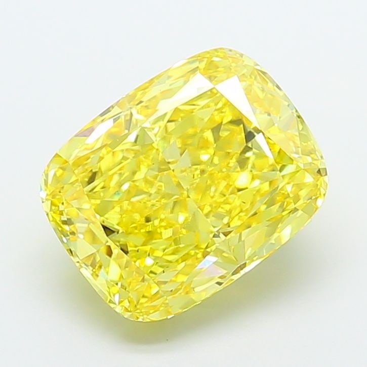 Loose Diamond - CUSHION MODIFIED 9.07ct Fancy Vivid Yellow VS2: Loose Diamond - CUSHION MODIFIED 9.07ct Fancy Vivid Yellow VS2 Source: This is a real non-mined Diamond that has been grown in a lab Shape: CUSHION MODIFIED Carats: 9.07 Color: Fancy Vivid Yellow